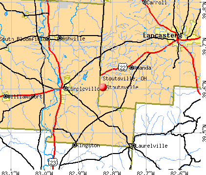 Stoutsville, OH map