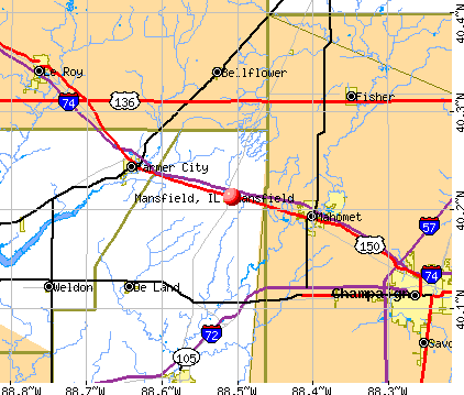 Mansfield, IL map