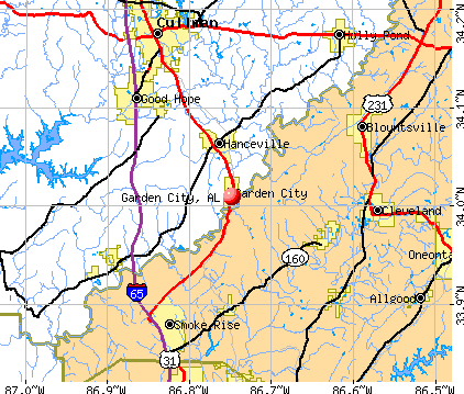 Garden City Alabama Al 35070 35079 Profile Population Maps