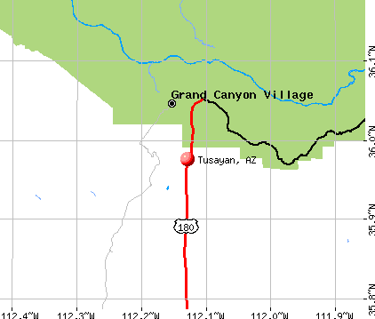 Tusayan, AZ map