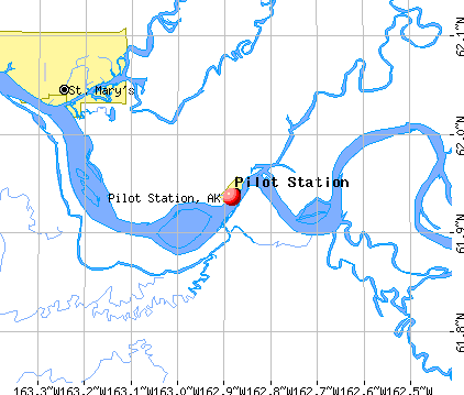 Pilot Station, AK map