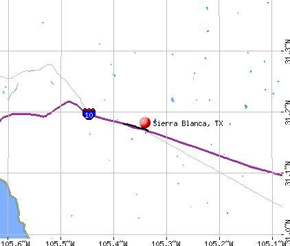 Sierra Blanca, TX map