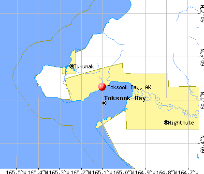 Toksook Bay, AK map