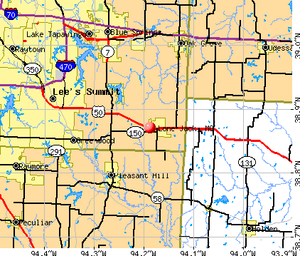 Lone Jack, MO map
