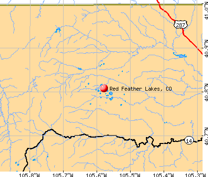 red feather lakes colorado map Red Feather Lakes Colorado Co 80545 Profile Population Maps red feather lakes colorado map