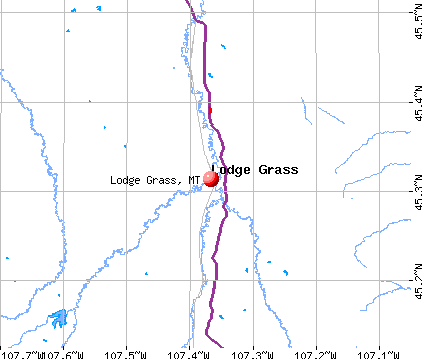 Lodge Grass, MT map