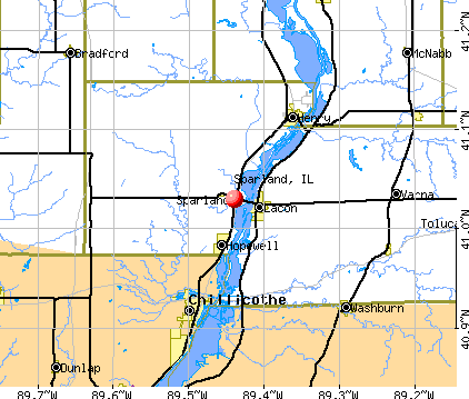 Sparland, IL map