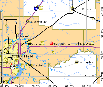 Buffalo, IL map