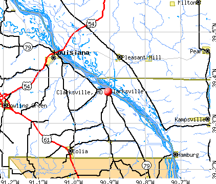 Clarksville, MO map