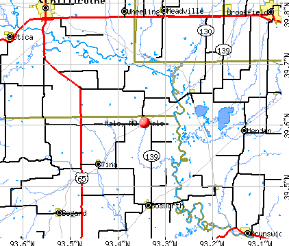 Hale, MO map