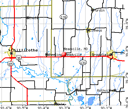Meadville, MO map