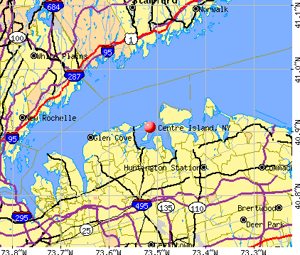 Centre Island, NY map