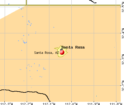 Santa Rosa, AZ map
