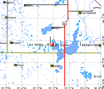 Lake Norden, SD map