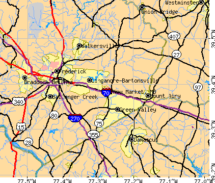 New Market, MD map