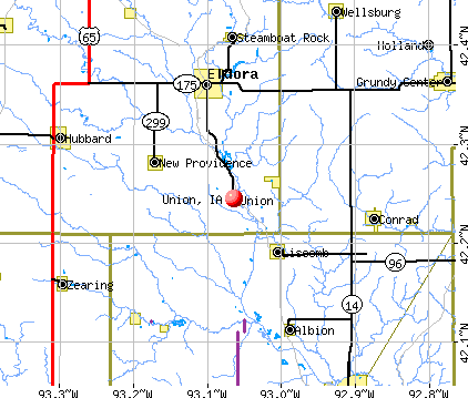 Union, IA map