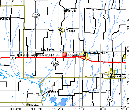 Laclede, MO map