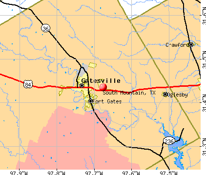 South Mountain, TX map