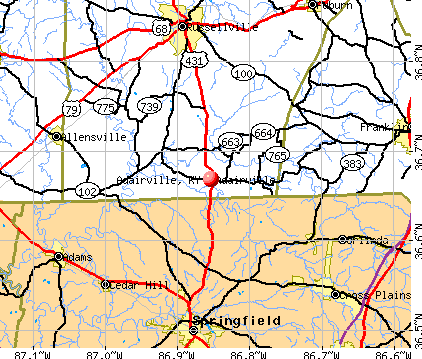 Adairville, KY map