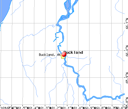 Buckland, AK map