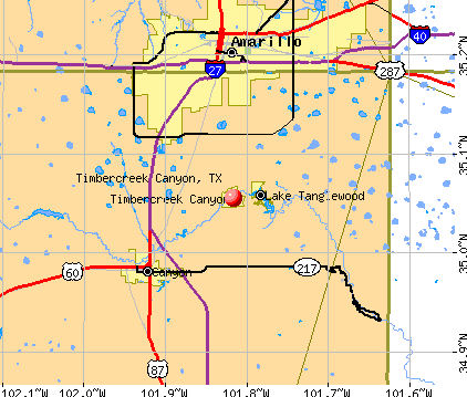 Timbercreek Canyon, TX map