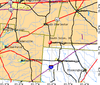 South Solon, OH map