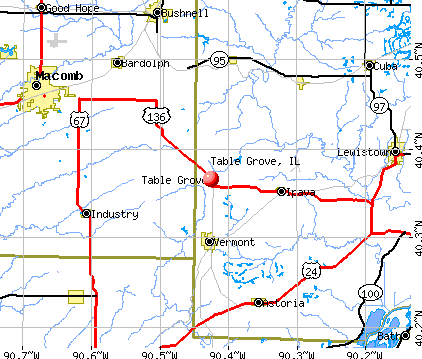 Table Grove, IL map