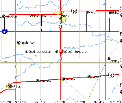 McCool Junction, NE map