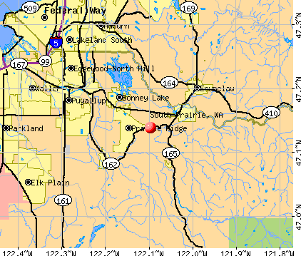 South Prairie, WA map