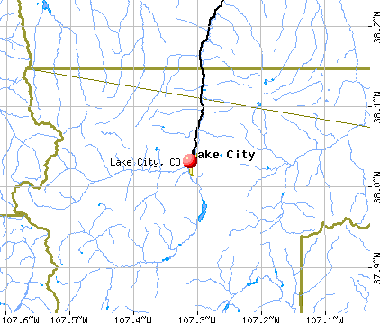 Lake City, CO map