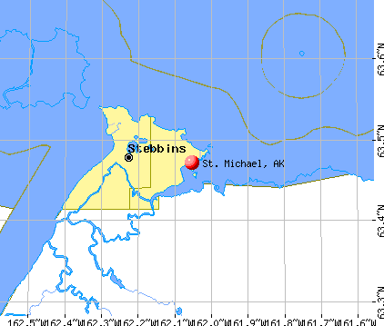 St. Michael, AK map