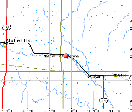 Natoma, KS map