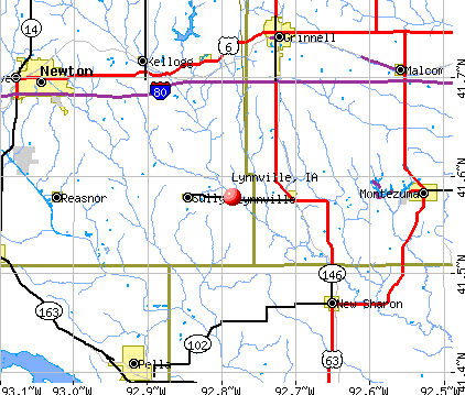 Lynnville, IA map