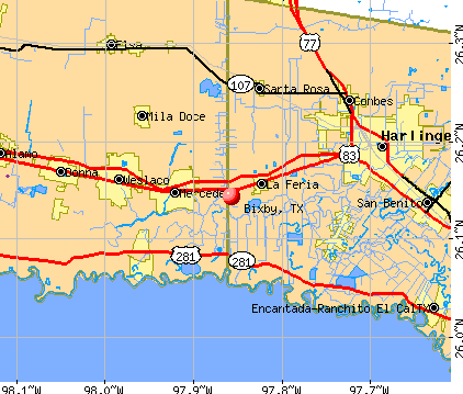 Bixby, TX map