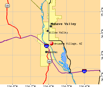 Arizona Village, AZ map