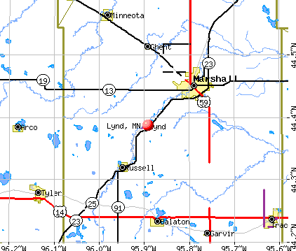 Lynd, MN map