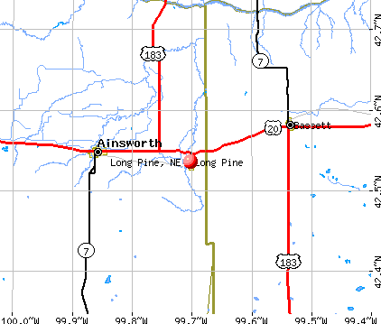 Long Pine, NE map
