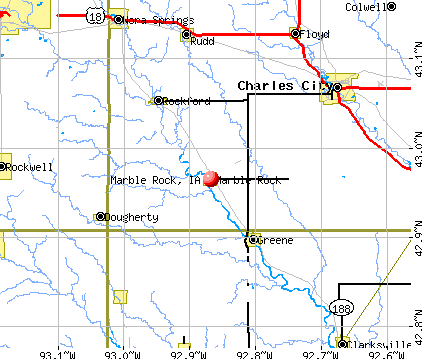 Marble Rock, IA map