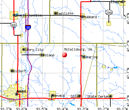McCallsburg, IA map