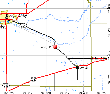 Ford, KS map