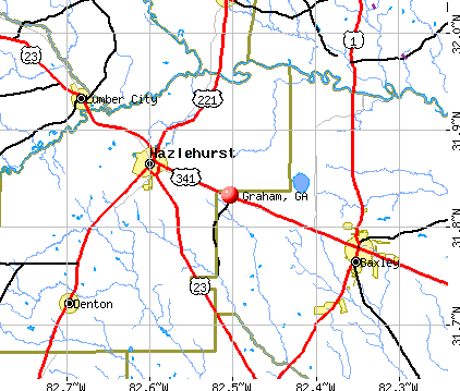Graham, GA map