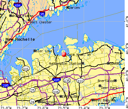Cove Neck, NY map