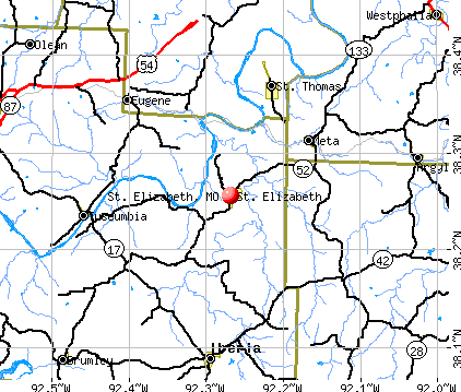 St. Elizabeth, MO map