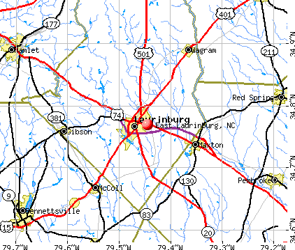 East Laurinburg, North Carolina (NC 28352) profile: population, maps