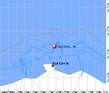 Kaktovik, AK map