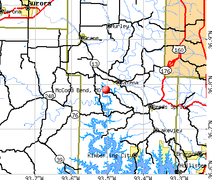 McCord Bend, MO map