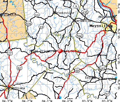 Mount Olivet, KY map