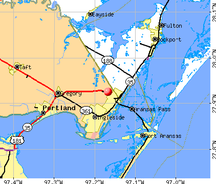 Falman-County Acres, TX map