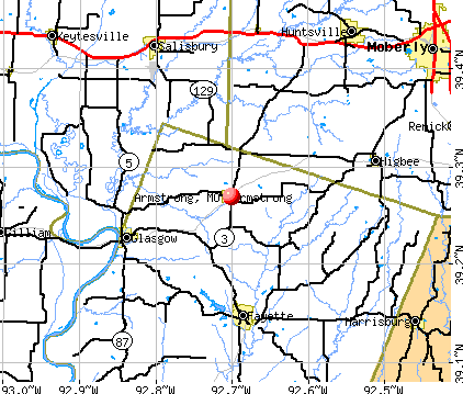 Armstrong, MO map