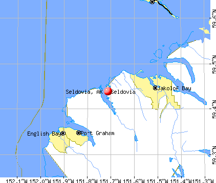 Seldovia, AK map